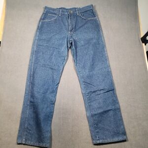 Red Kap Jeans Mens 34x32 Blue PD60PW4 Straight Leg‎ Workwear Denim